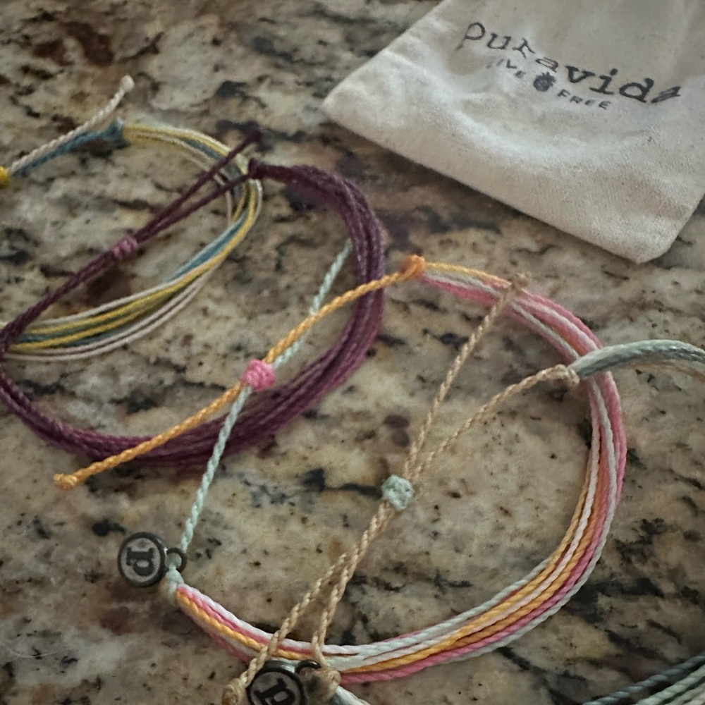 Pura Vida Friendship Bracelet Bundle of 4